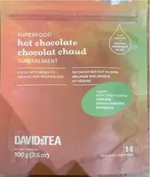 Superfood Hot Chocolate Organic Mint Chip Matcha