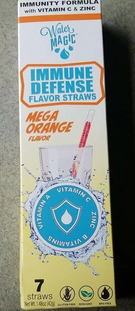 Immune defense flavor straws