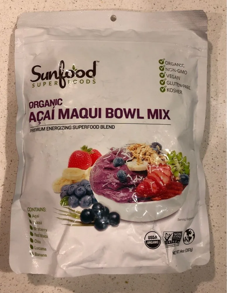 Organic Acai Maqui Bowl Mix