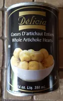 Cœurs d'artichauts entiers