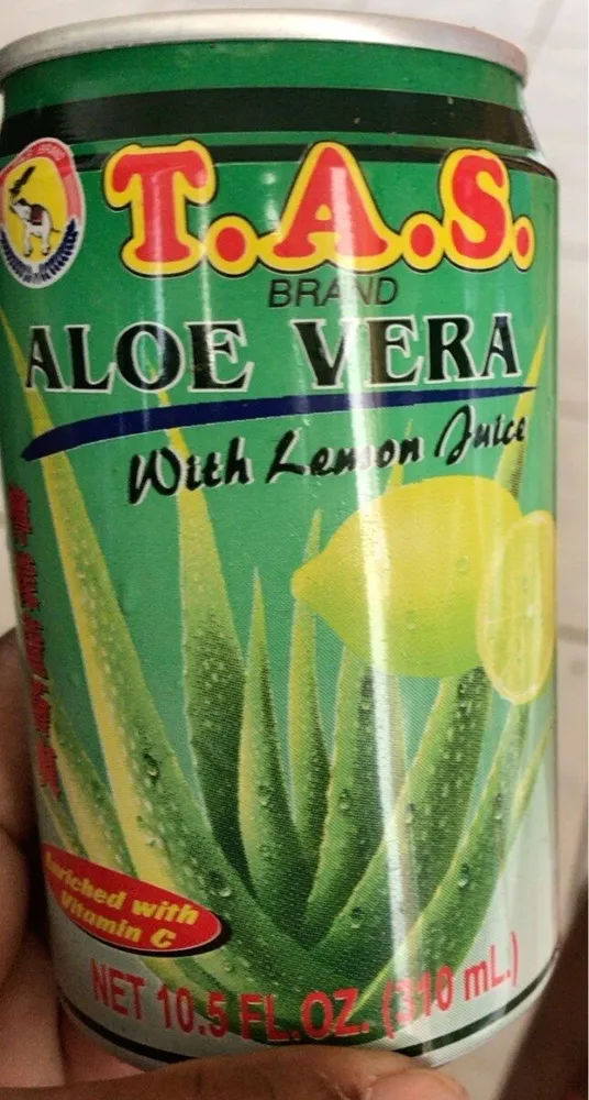 Aloe vera with lemon juice