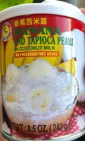 Banana And Tapioca Pearl In Coconut Milk