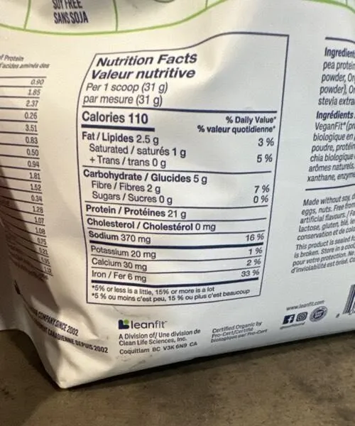 Organic Plant-Based Protein