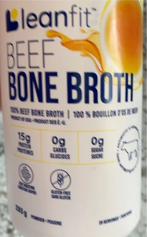 Beef bone broth