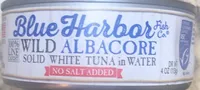 WILD ALBACORE SOLID WHITE TUNA in WATER