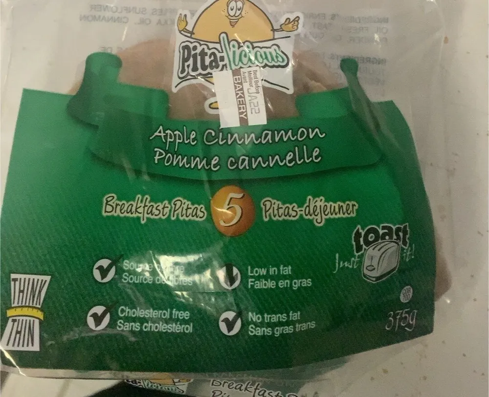 Apple cinnamon pitas