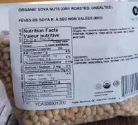 Feves soya a sec non salées bio