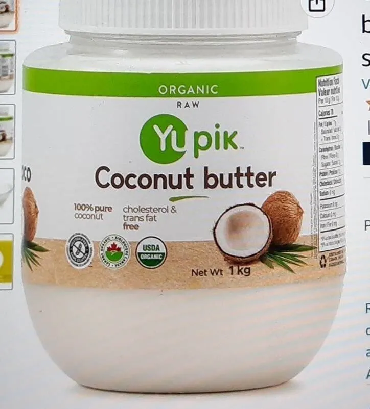 Beurre de noix de coco