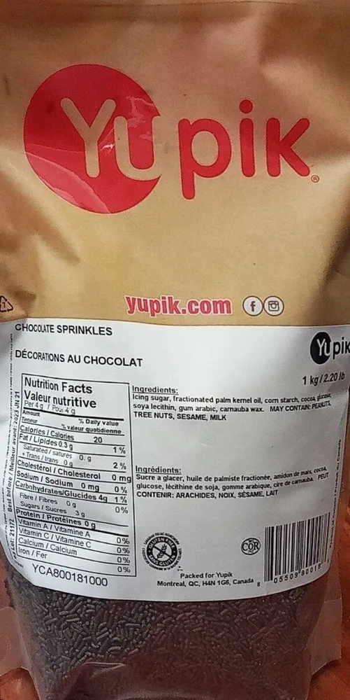 Chocolate sprinkles