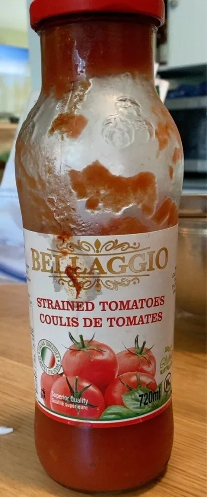 Strained tomatoes