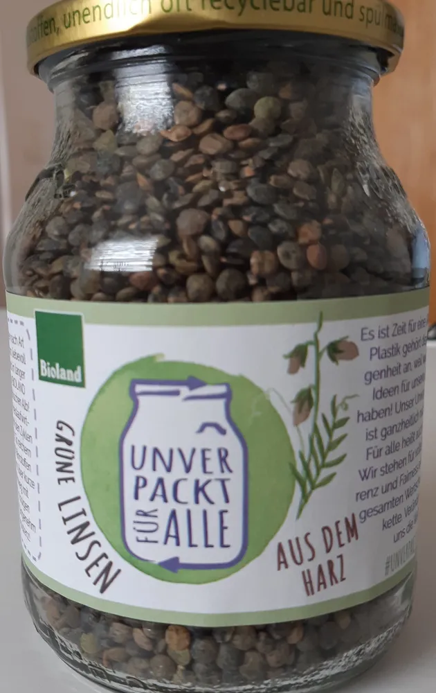 Grüne Linsen