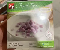 Taro pearls coconut cream