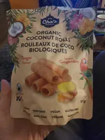 Organic Coconut Rolls Ginger