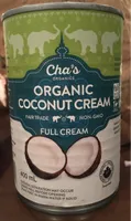Organic coconut cream