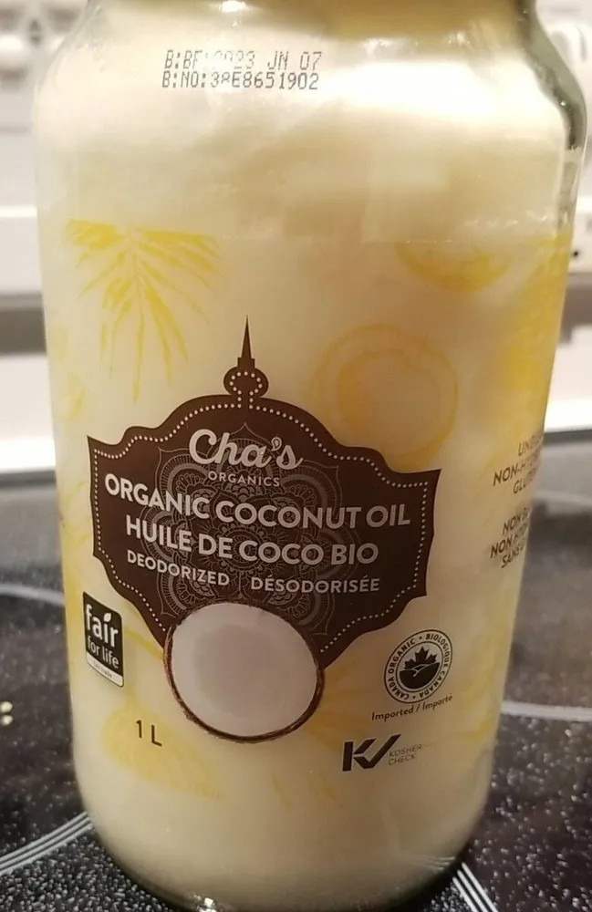 Organic coconut oil