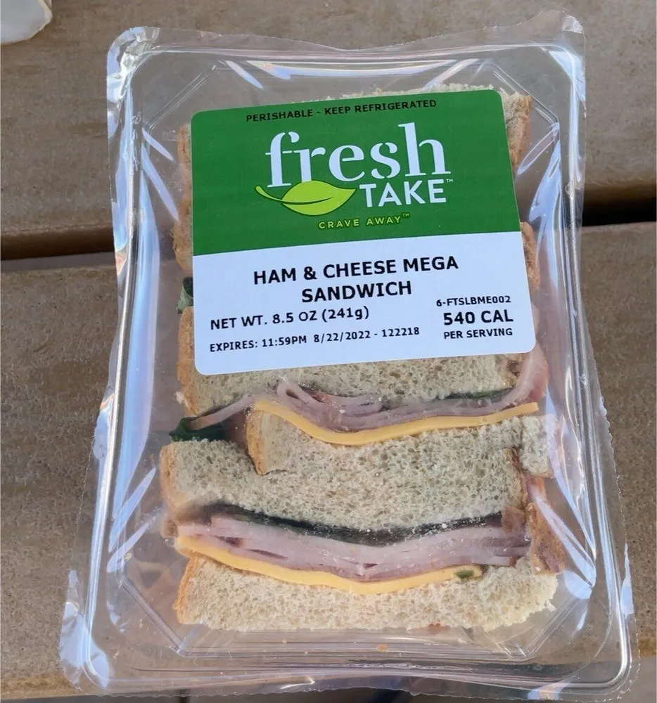 Ham & cherse mega sandwich