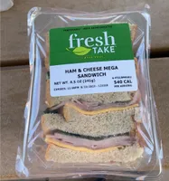 Ham & cherse mega sandwich