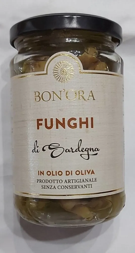 funghi di Sardegna in olio d oliva