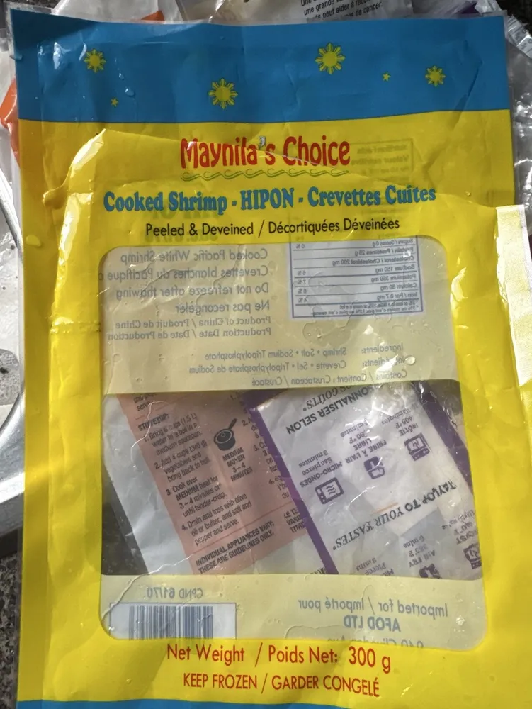 Cooked Shrimp