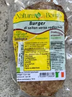 Burger di seitan verza e radicchio