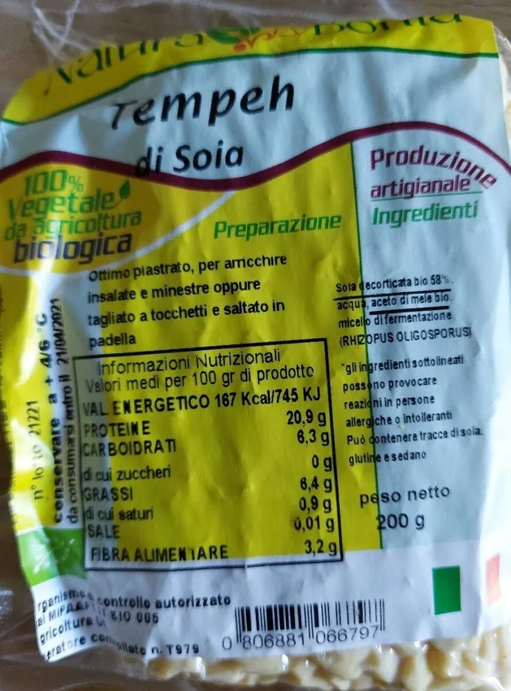 Tempeh di soia
