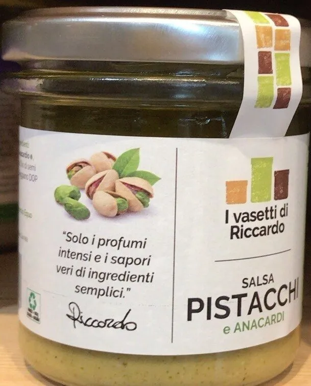 Salsa di pistacchi e anacardi