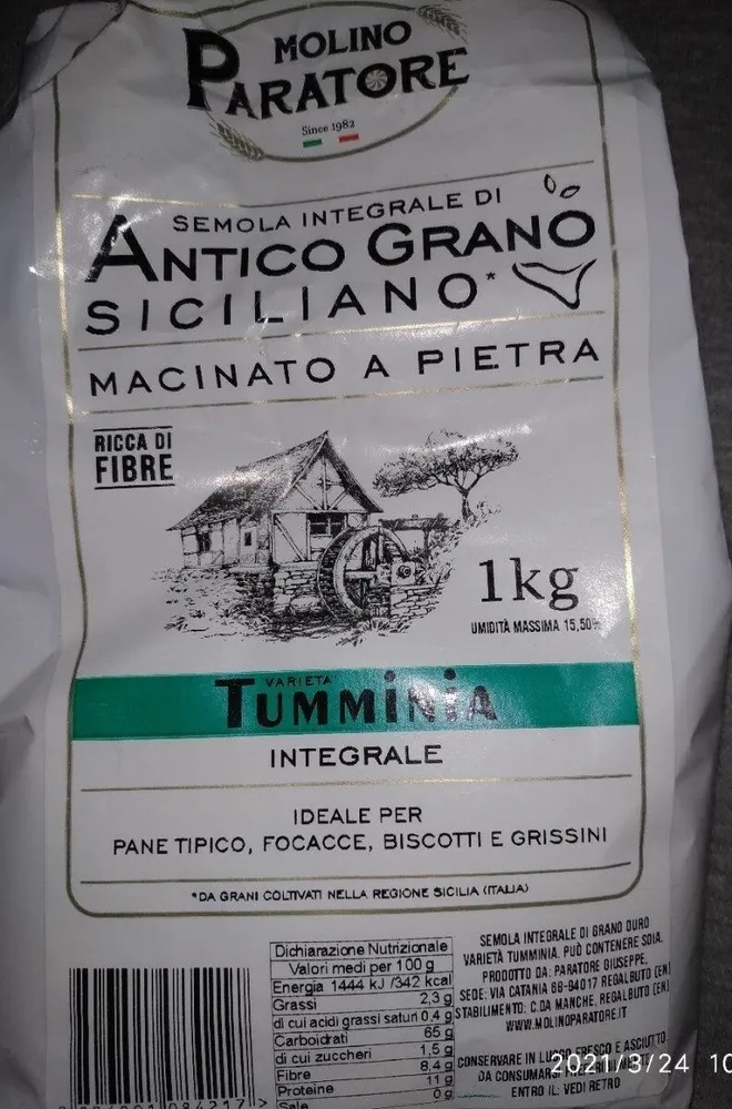 Semola integrale tumminia