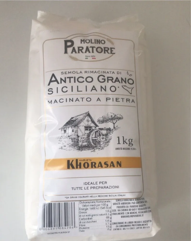 Semola rimacinata Khorasan