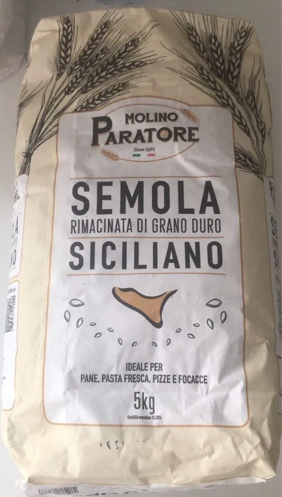 Semola rimacinata di grano duro siciliano