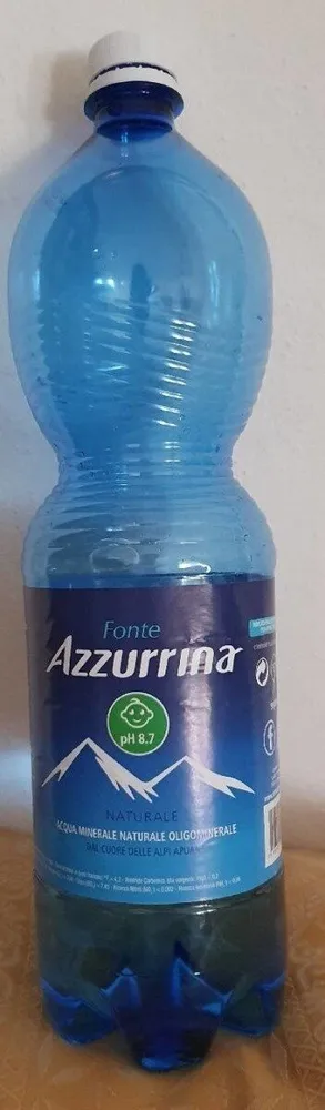 Fonte Azzurrina Acqua minerale naturale oligominerale pH 8.7