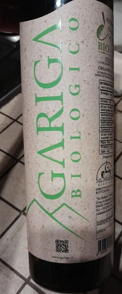 Olio bio organic