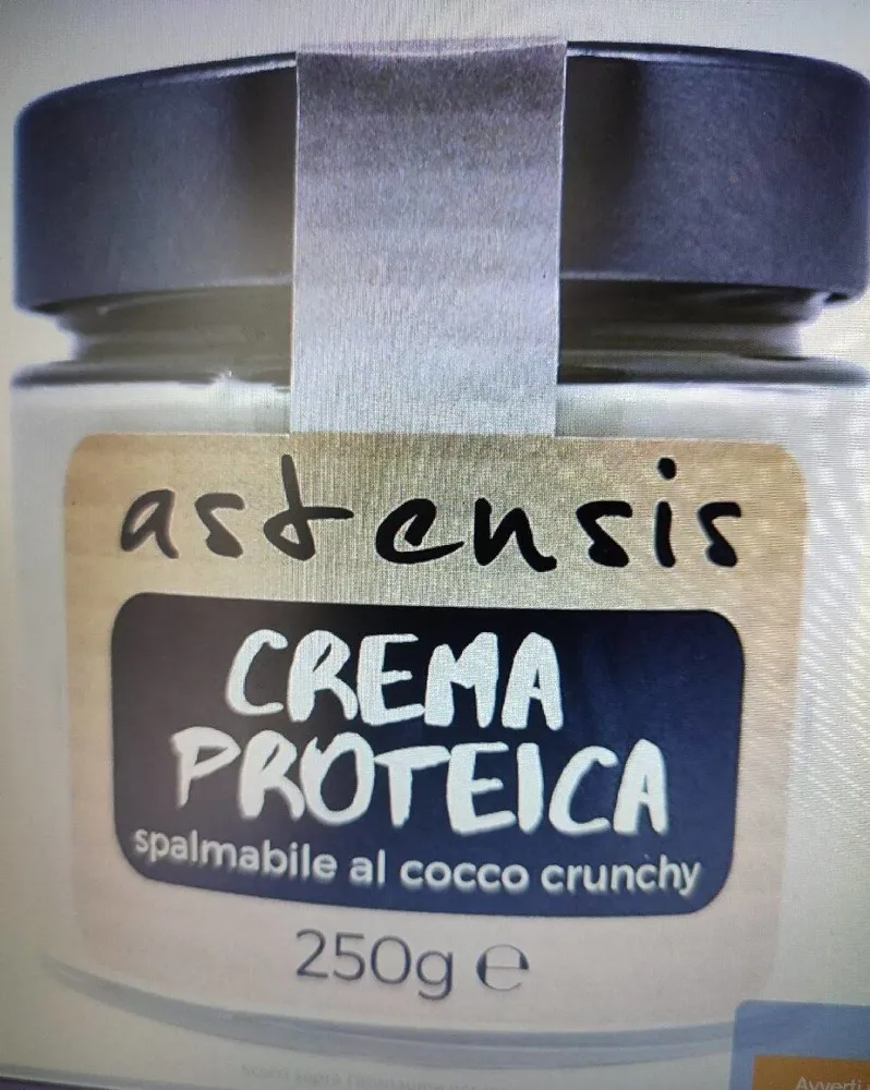 Crema proteica cocco arrigianale