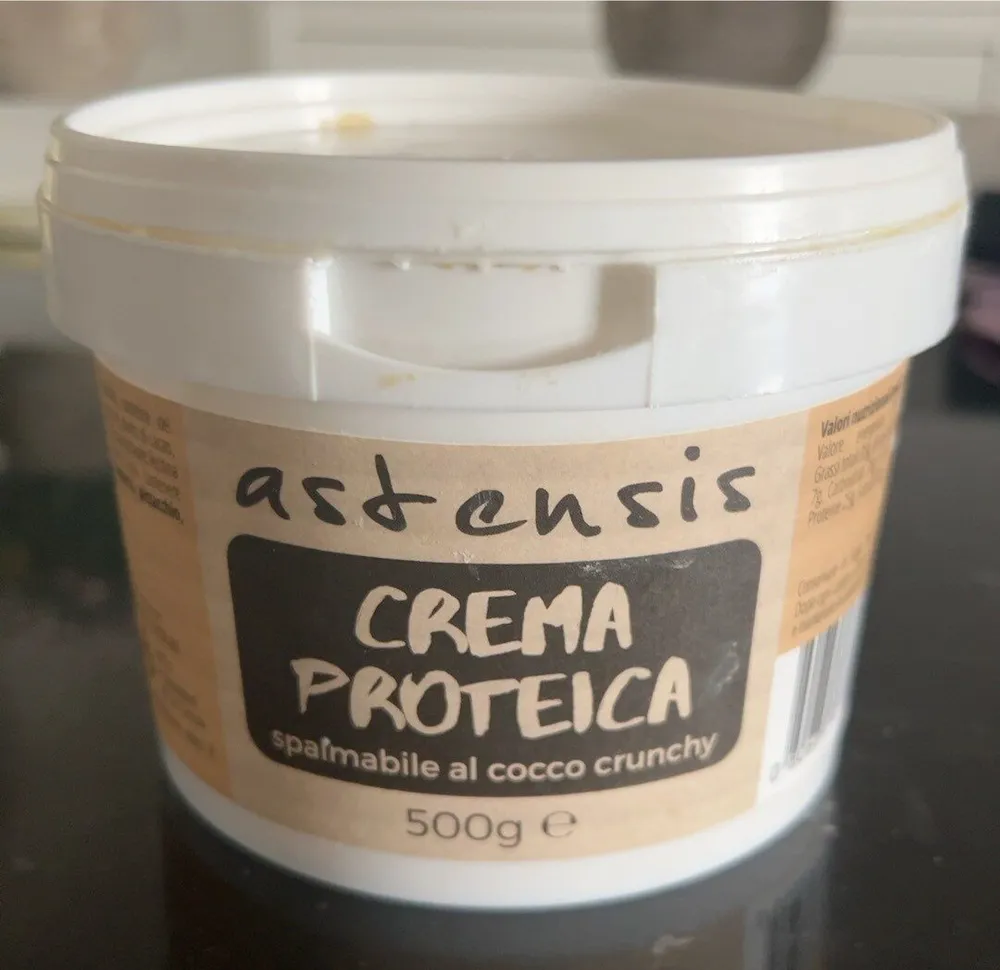 Crema proteica al cocco