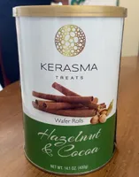 Kerasma Wafer rolls hazelnut cocoa imp