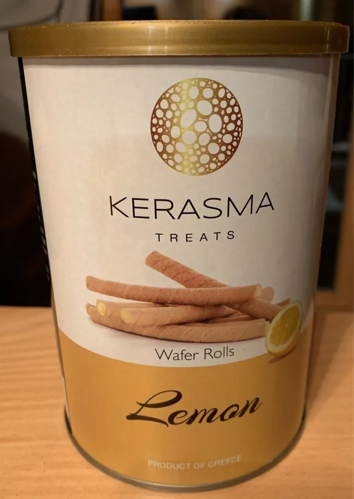 Kerasma Treats water Rolls Lemon