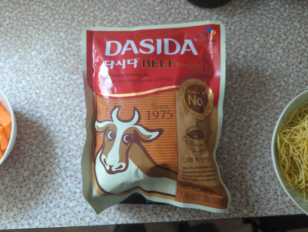 Beef flavoured seasoning mix