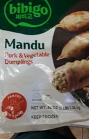 Mandu Pork & Vegetable Dumplings