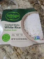 Cooked Sticky White Rice Medium Grain