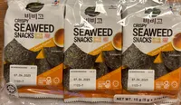 Crispy seaweed snacks