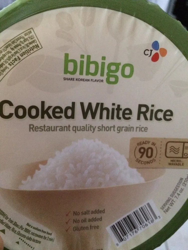 CJ Bibigo Cooked White Rice