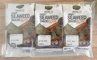 CJ Bibigo Crispy Seaweed Snacks BBQ Flavour (pack of 3)