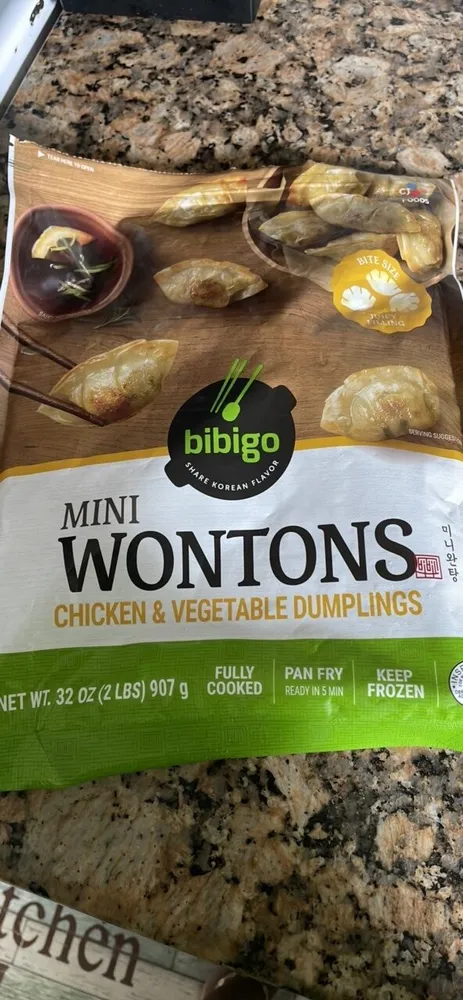MINI WONTONS CHICKEN & VEGETABLE DUMPLINGS