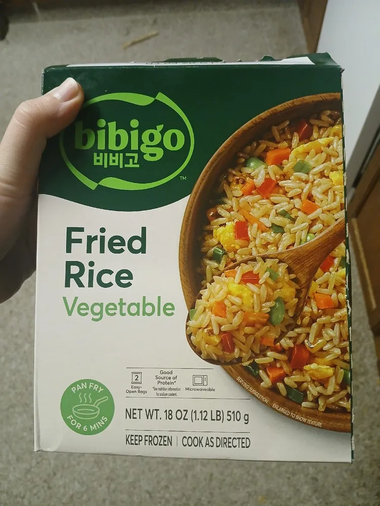 Bibigo Korean Style Fried Rice with Vegetables and Kimchi