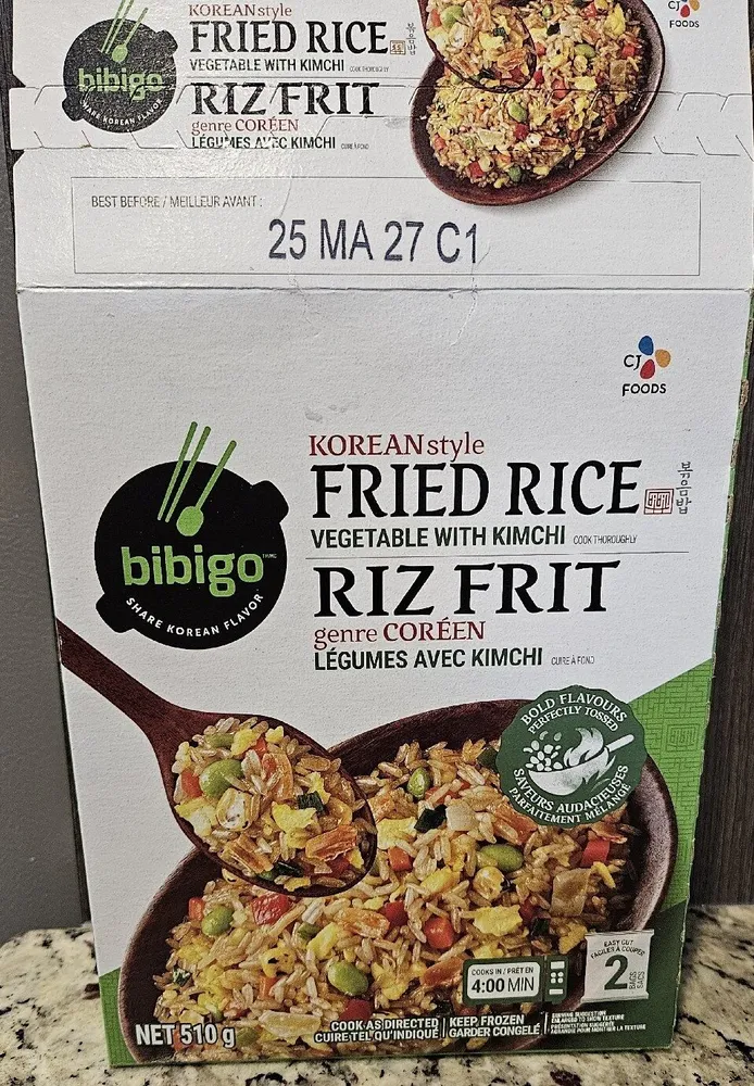Korean Style Fried Rice Vegetable With Kimchi