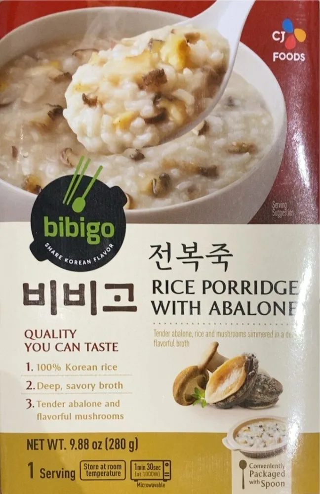 전복죽 Rice Porridge with Abalone