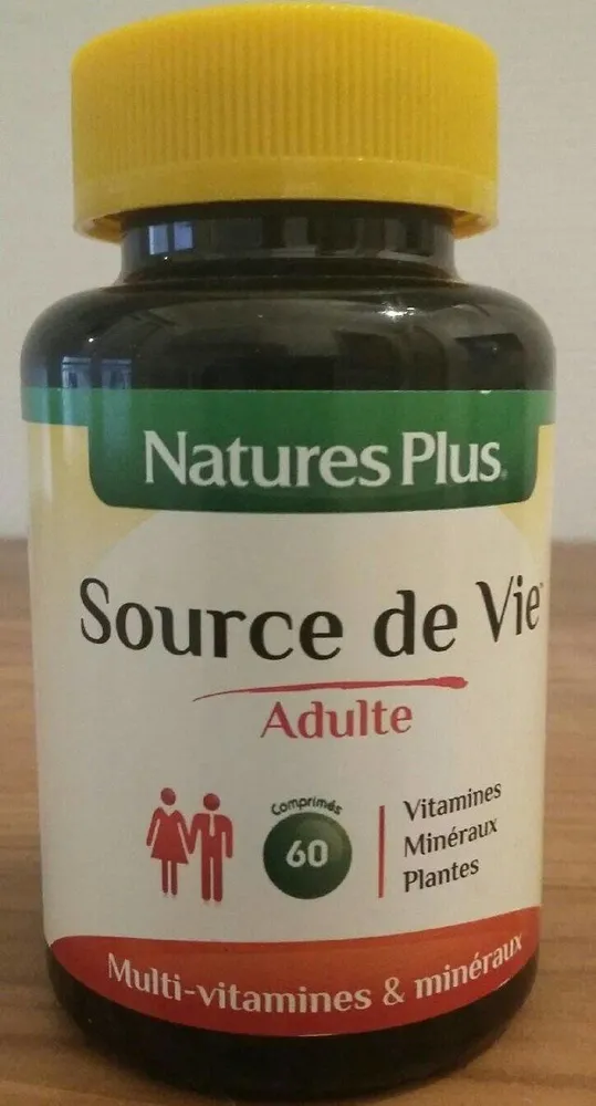 Source De Vie Adulte - 60 Comprimés - Nature's Plus