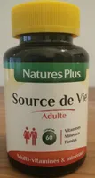 Source De Vie Adulte - 60 Comprimés - Nature's Plus