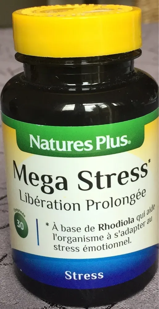 Mega-Stress Libération Prolongée - 30 Comprimés - Nature's Plus