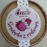 Śmietanka z maliną