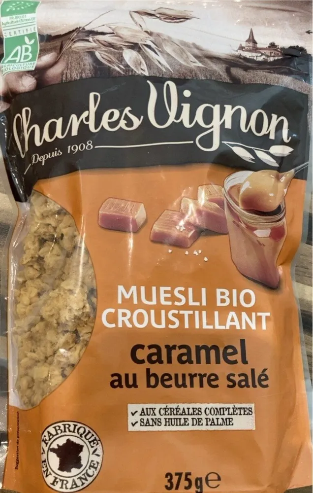 Museli bio Croustillant caramel au berre salé